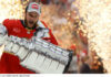 Florida historiska Stanley cup-mästare 2023/24 Aleksander Barkov firar Stanley cup-segern med Florida Panthers