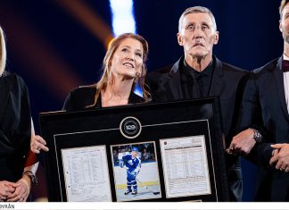 Börje Salming hyllad på Tidernas Hockeygala