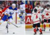 Hockey-VM: Beskedet – Kanadas Bowen Byram stängs av Collage med Bowen Byram och Kanada.