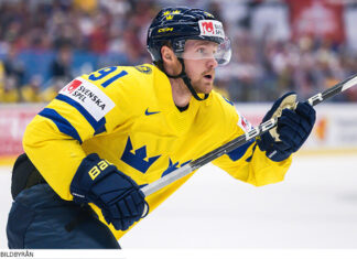 VM: Inför Sveriges gruppavslutning mot Slovakien Tre Kronors Carl Grundström i Ishockey-VM 2024