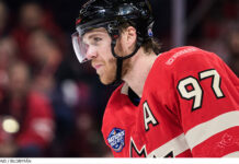 4 Nations: Inför Finland – Kanada Press på Kanada i 4 Nations