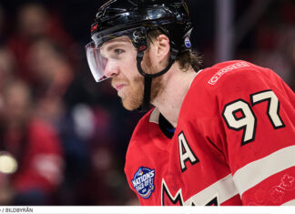 4 Nations: Inför Finland – Kanada Press på Kanada i 4 Nations