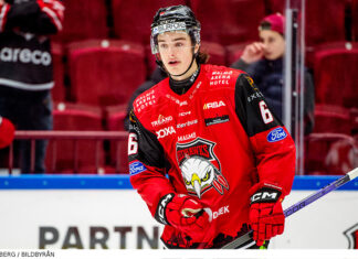 Förhandstitt: 5 tjeckiska talanger att hålla koll på i NHL-draften 2024 Dominik Badinka i Malmös A-lag