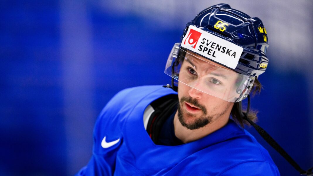 2024 IIHF Ice Hockey World Championship, day -1, Sweden, practice Erik Karlsson i landslaget inför VM