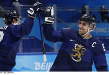 Inför OS-finalen mellan Finland och Ryssland (ROC)