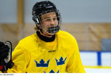 Hlinka-Gretzky Cup: Summering av den första speldagen Jakob Ihs Woziak i Småkronorna