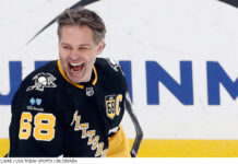 Stora hyllningar när Jaromir Jágrs nummer pensionerades i Pittsburgh