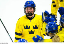 Sverige avslutar U18-VM med seger – se målen mot Slovakien här Jenna Raunio i Damkronorna