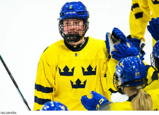 Sverige avslutar U18-VM med seger – se målen mot Slovakien här Jenna Raunio i Damkronorna