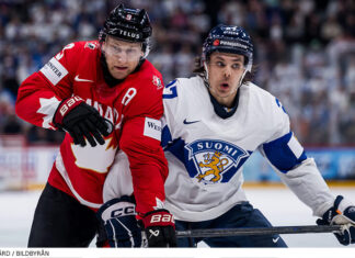 Finland fällde favoriten – vann på straffar mot Kanada Dramatik mellan Kanada och Finland i VM