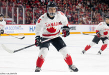 VM: Bedards dubbel frälste Kanada mot Danmark Connor Bedard i Ishockey-VM 2024