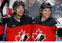 Kanada vidare till semifinal – se avgörandet mot Slovakien här Kanada jublar i Ishockey-VM 2024