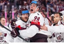 Dramatik när Lettland säkrade ett historiskt VM-brons