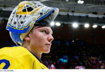 Inför kvällens matcher i Summer Showcase Melker Thelin i Juniorkronorna