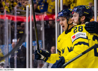 VIDEO: Elias Lindholms succé mot Slovenien – se hans hattrick här Elias Lindholms hattrick mot Kanada