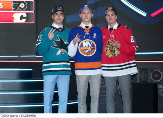 Succé för Frondell – så gick det i förstarundan av NHL-draften 2025 Anton Frondell vald som nummer tre i NHL-draften.
