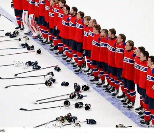 VM: Succé för svensken när Norge vann Jacob Berglund hjälte för Norge i Hockey-VM