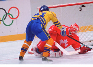Fem klassiska ögonblick i den svenska ishockeyhistorien Peter Forsbergs mål i Lillehammer 1994