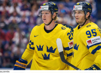 VIDEO: Se målen när Tre Kronor besegrade Polen Rasmus Dahlin och Andre Burakovsky i Ishockey-VM 2024