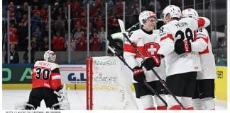 VIDEO: Schweiz rusar mot slutspel – se målen mot Österrike här Schweiz krossade rivalen i Hockey-VM