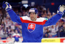 VM: Seger för Slovakien i rysare mot USA Slovakien firar ett mål i Ishockey-VM