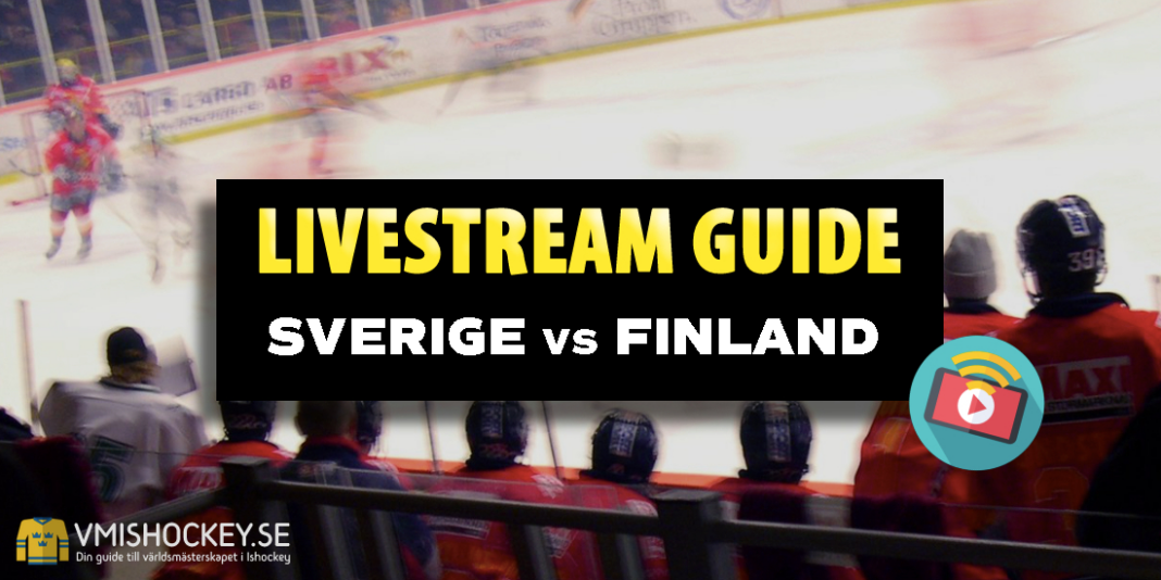 Guide för att streama Sverige - Finland i Hockey-VM 2024