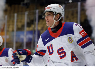 VM: Galen målfest när USA besegrade Kazakstan Tage Thompson målskytt när USA krossade Kazakstan.