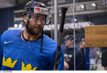 Inför dagens matcher i Ishockey-VM Victor Hedman tränar inför Hockey-VM
