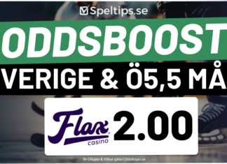 Odds boost på Sverige mot Slovenien